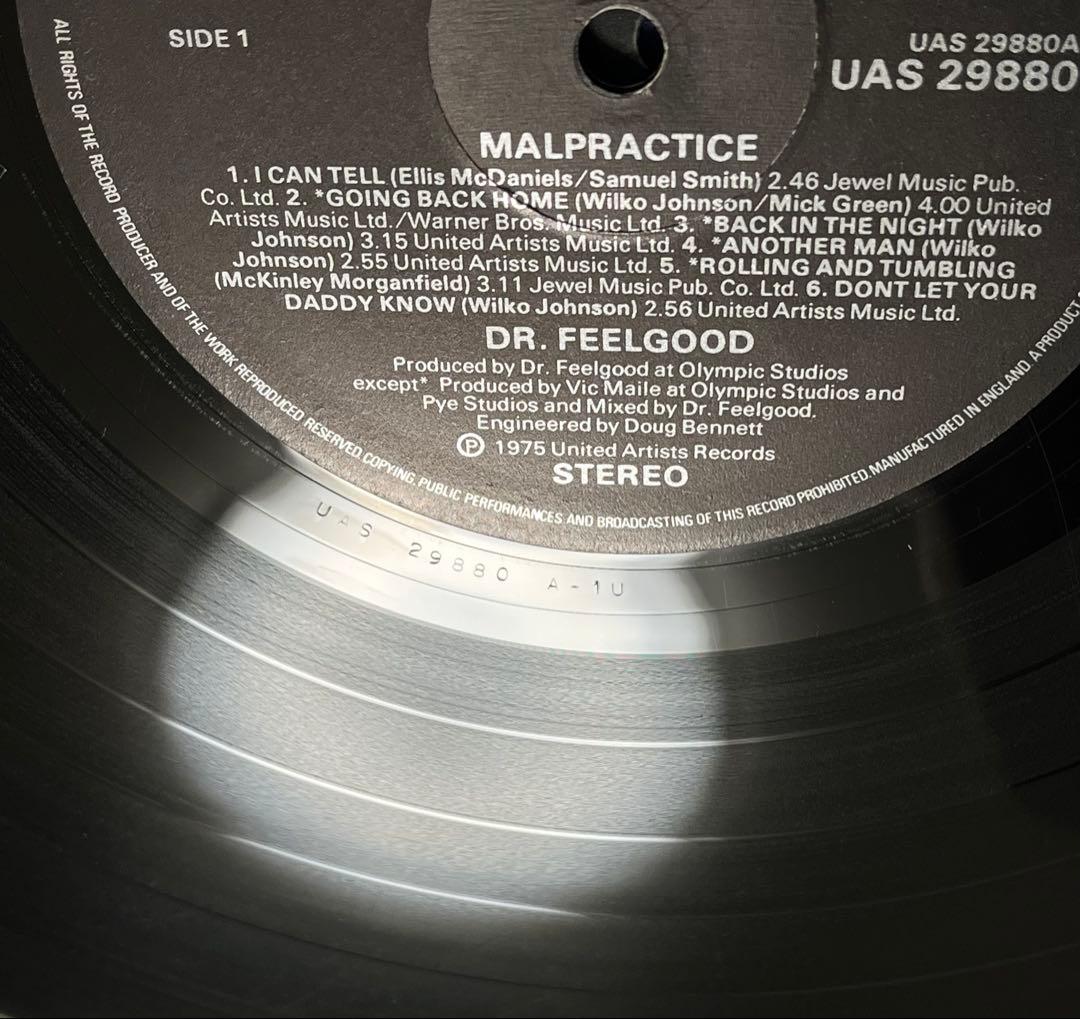 UKOrg ドクターフィールグッド Malpractice 2ndアルバム