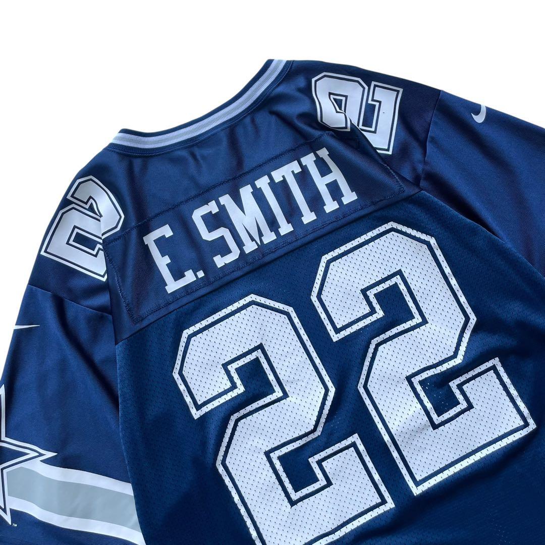 ダラスカウボーイズ E.スミス フットボールシャツ ゲームシャツ NFL ナイキ