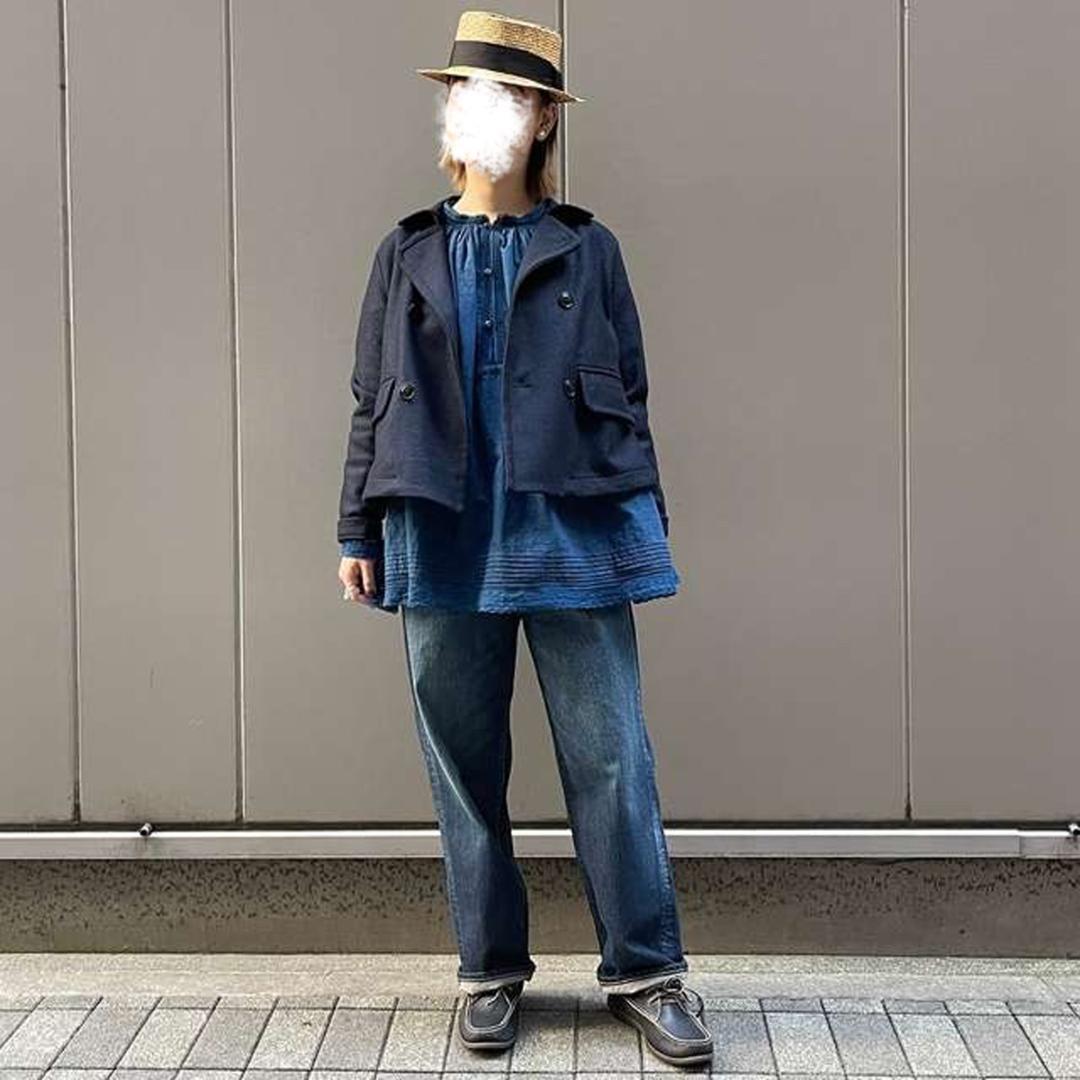 45R ライ麦デニムのシャルロット5 加工 焦