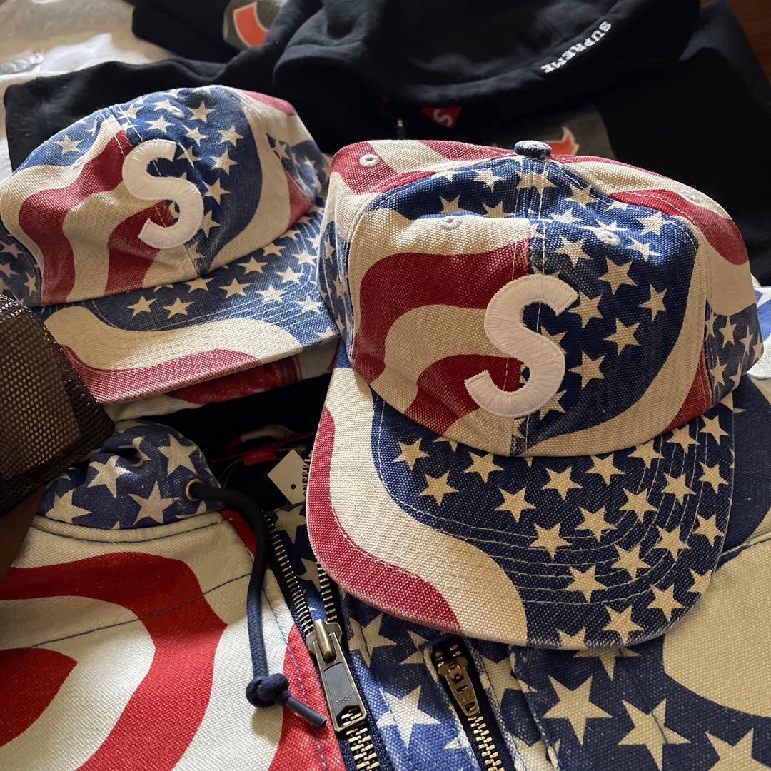 帽子 Supreme Pigment Coated S Logo 6Panel CAP