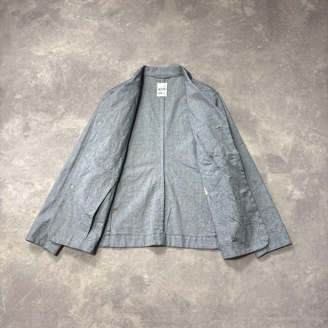 【コリンキー様】綿麻オックスストレッチのシャツジャケット 24SS