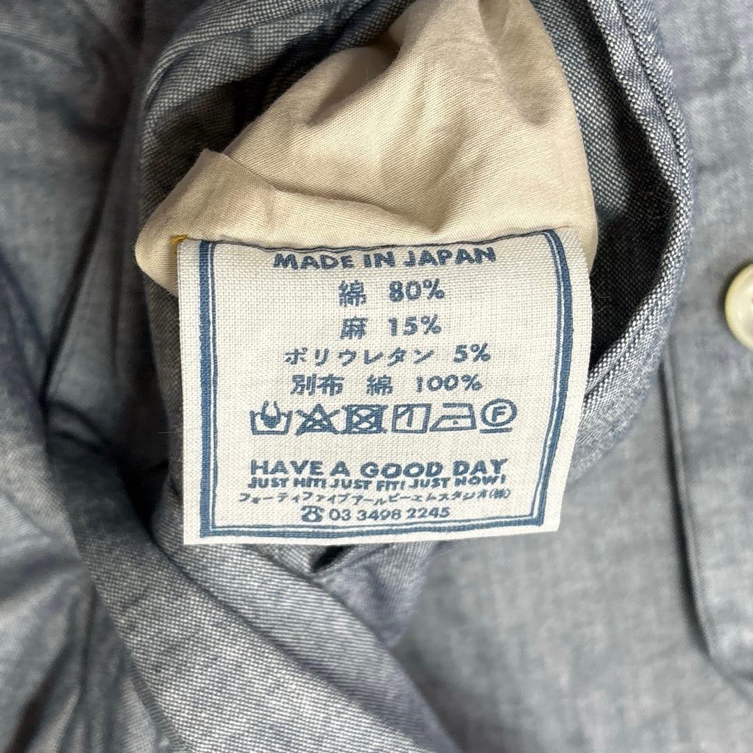 【コリンキー様】綿麻オックスストレッチのシャツジャケット 24SS