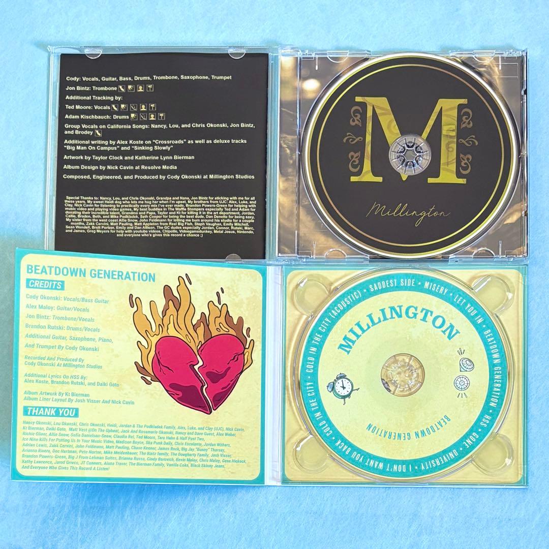 MILLINGTON CD４枚セット ステッカー付 ミリントン