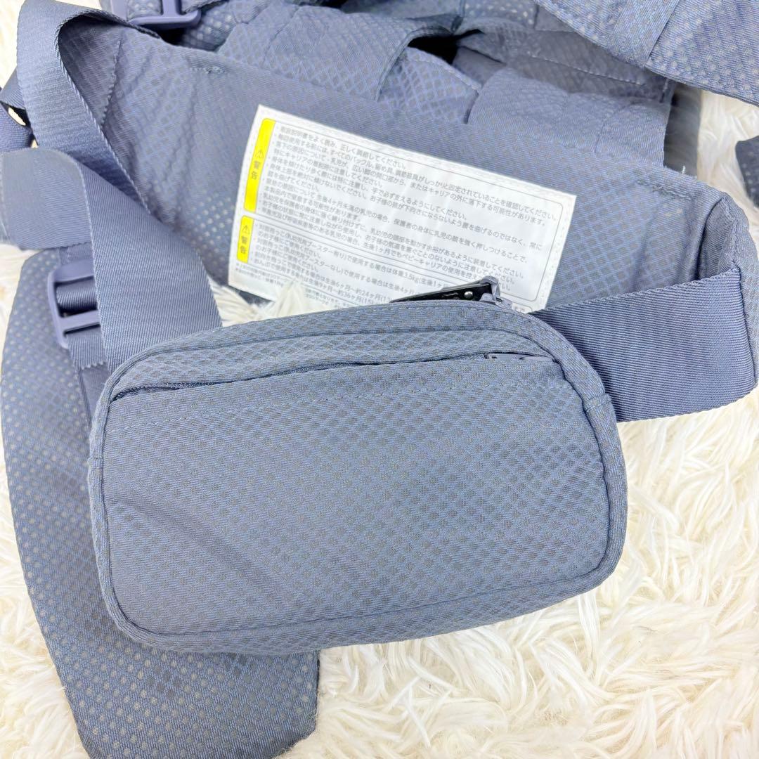 極美品 Nuna 抱っこ紐 cudl clik グレー メッシュ ベビー用品