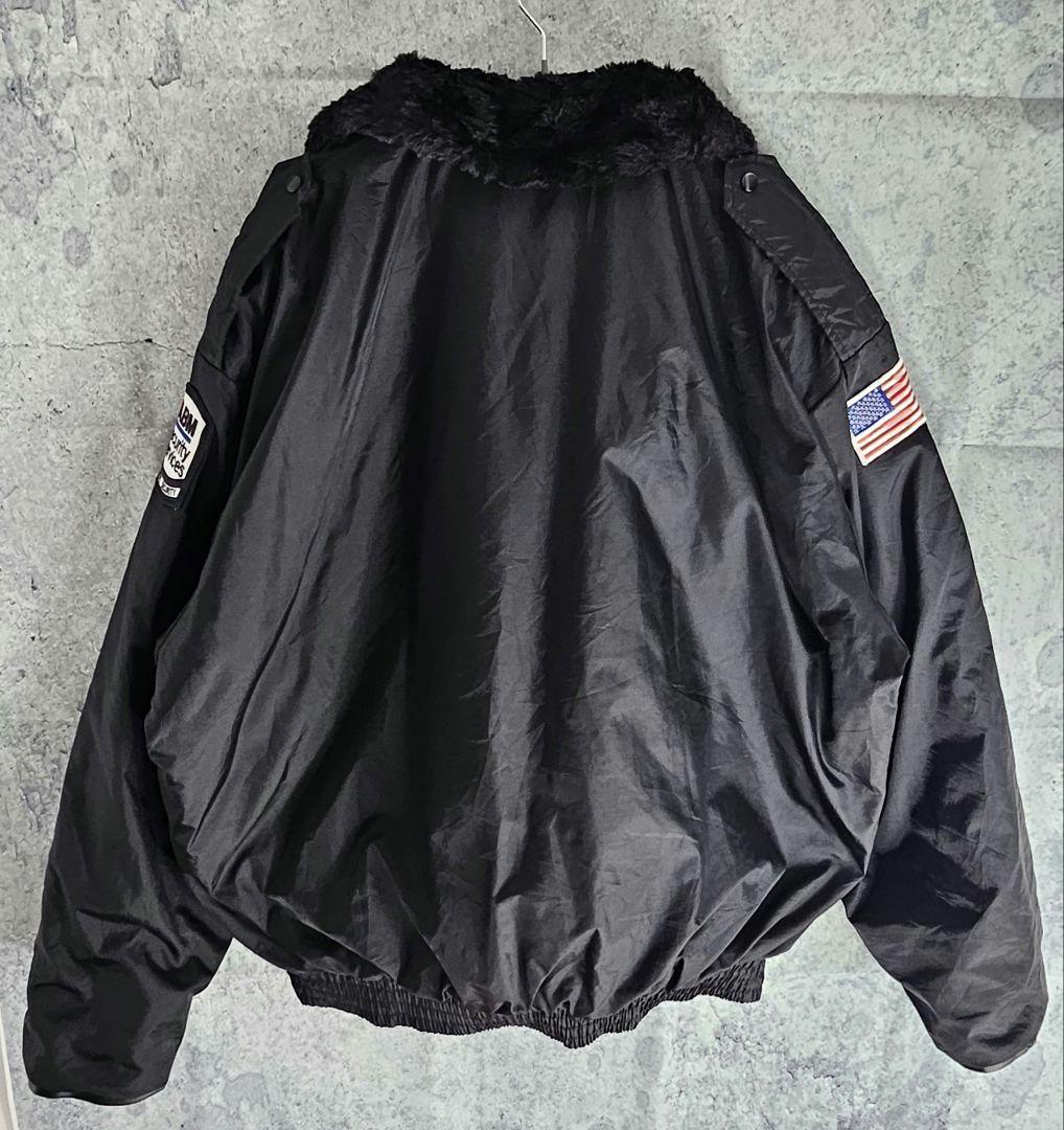 90s USA 中綿ボアワークジャケットMA-1フライトジャケット