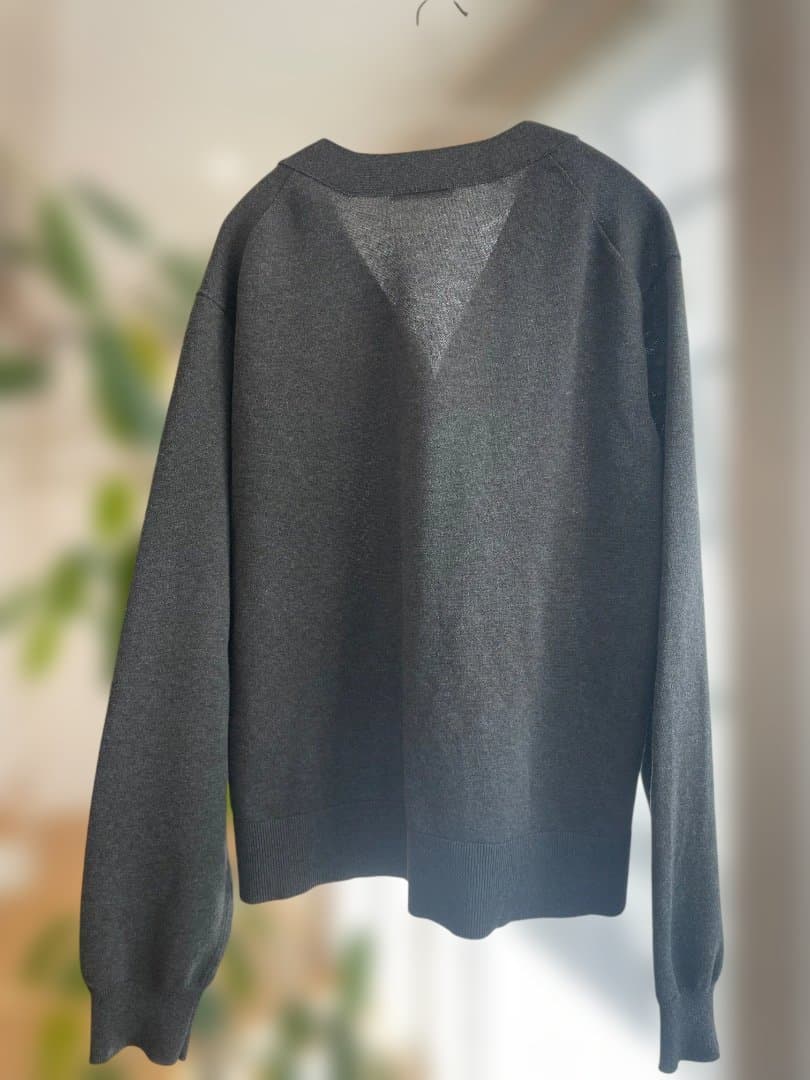 Plage sweat ニットカーディガン ダークグレー 36 美品