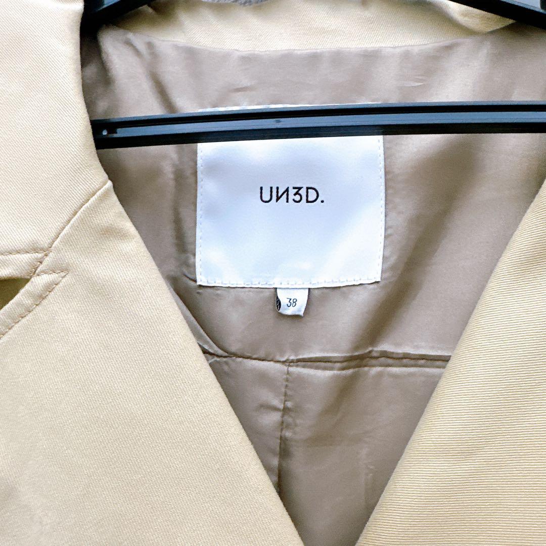 u*様 【1度のみ着用】美品 アンスリード un3d トレンチコート　定価698