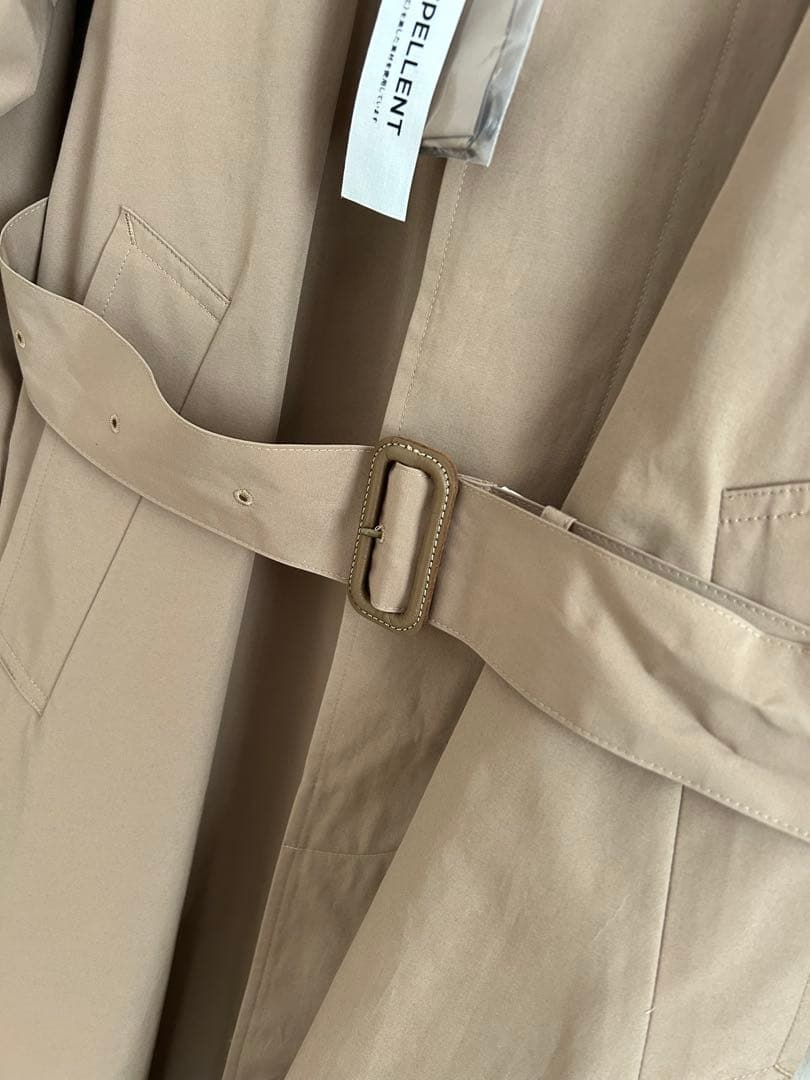 新品⭐︎BY ステンカラーロングコート -撥水加工-定価24,200