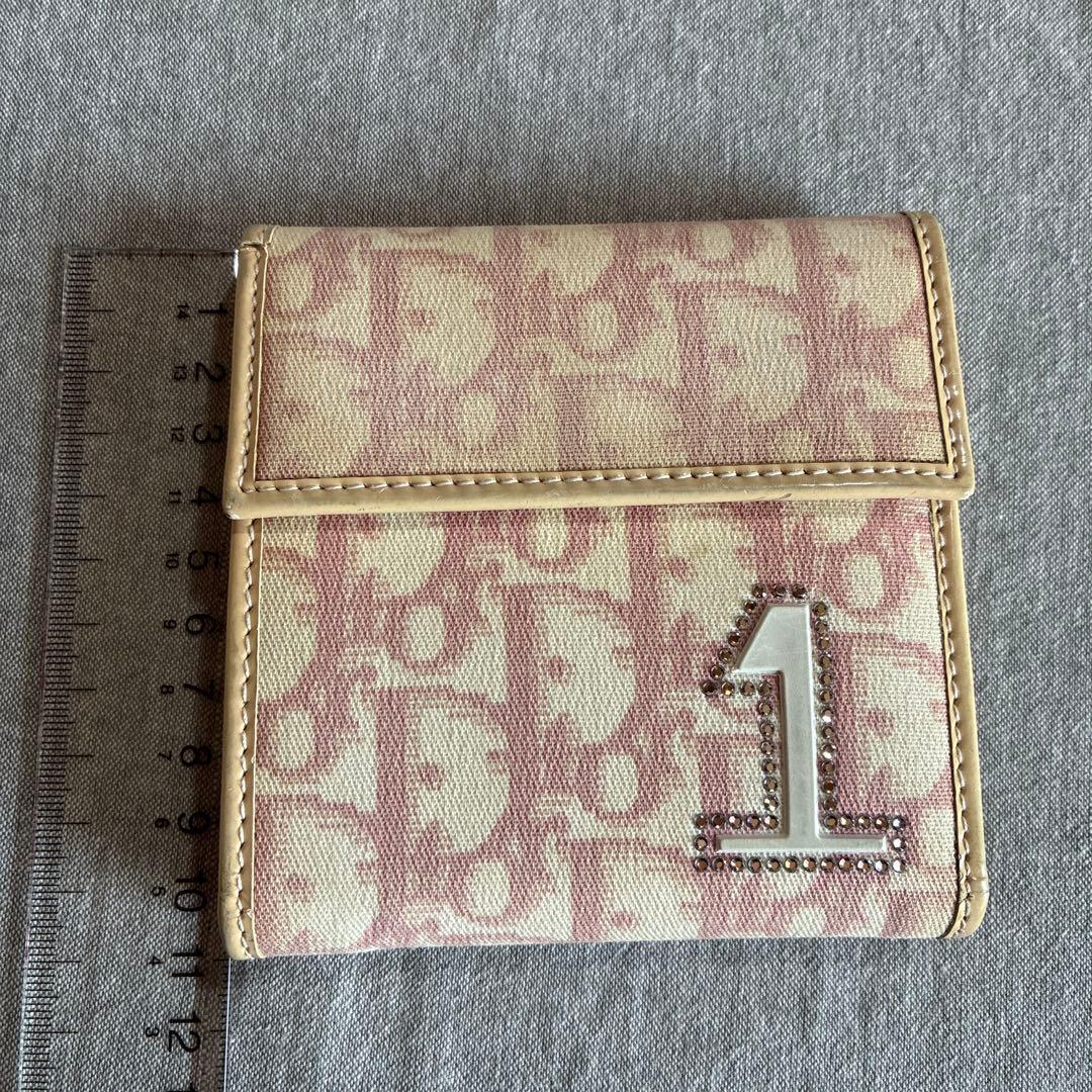 激レア　ヴィンテージ　Dior ディオール トロッター　ナンバー1　三つ折り財布