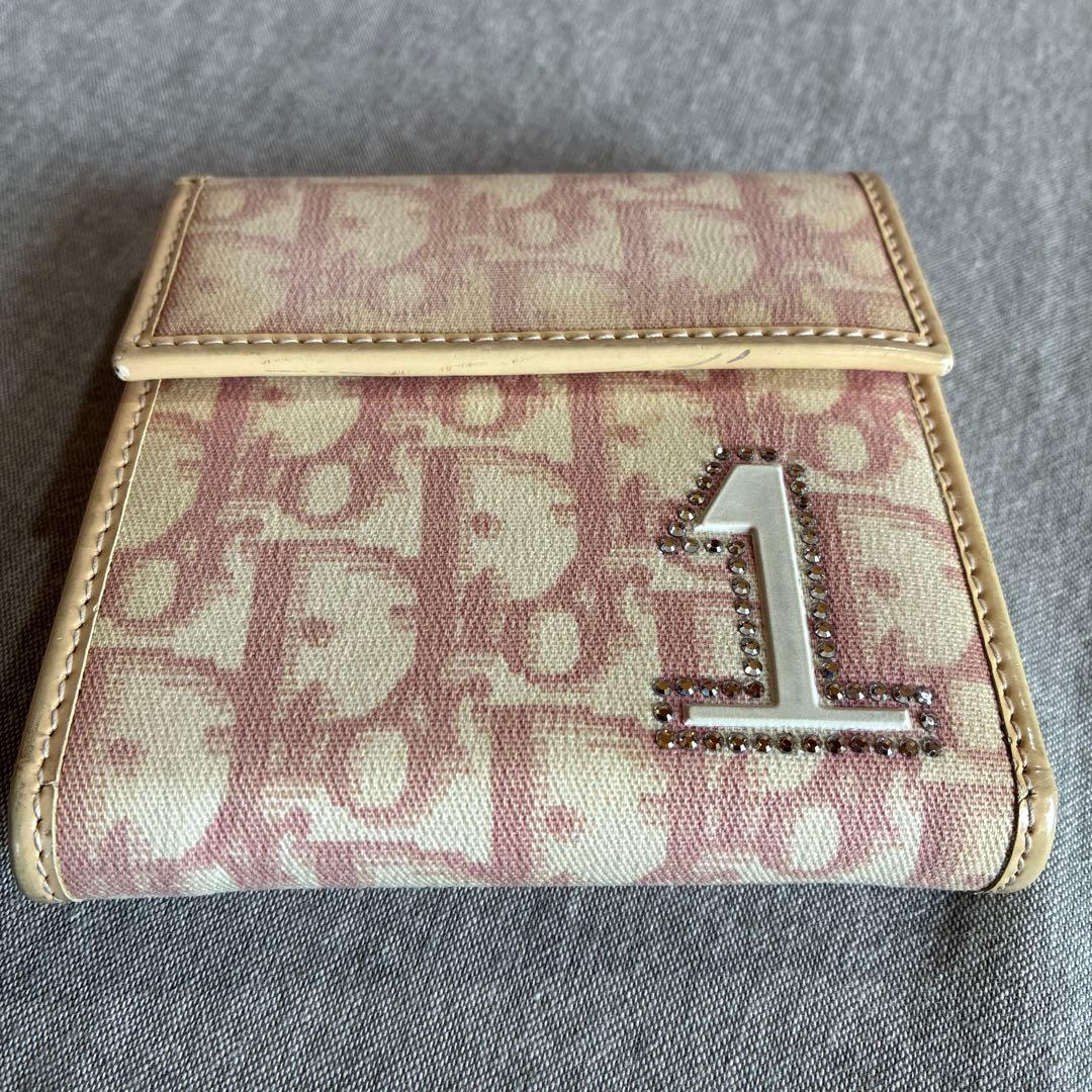 激レア　ヴィンテージ　Dior ディオール トロッター　ナンバー1　三つ折り財布