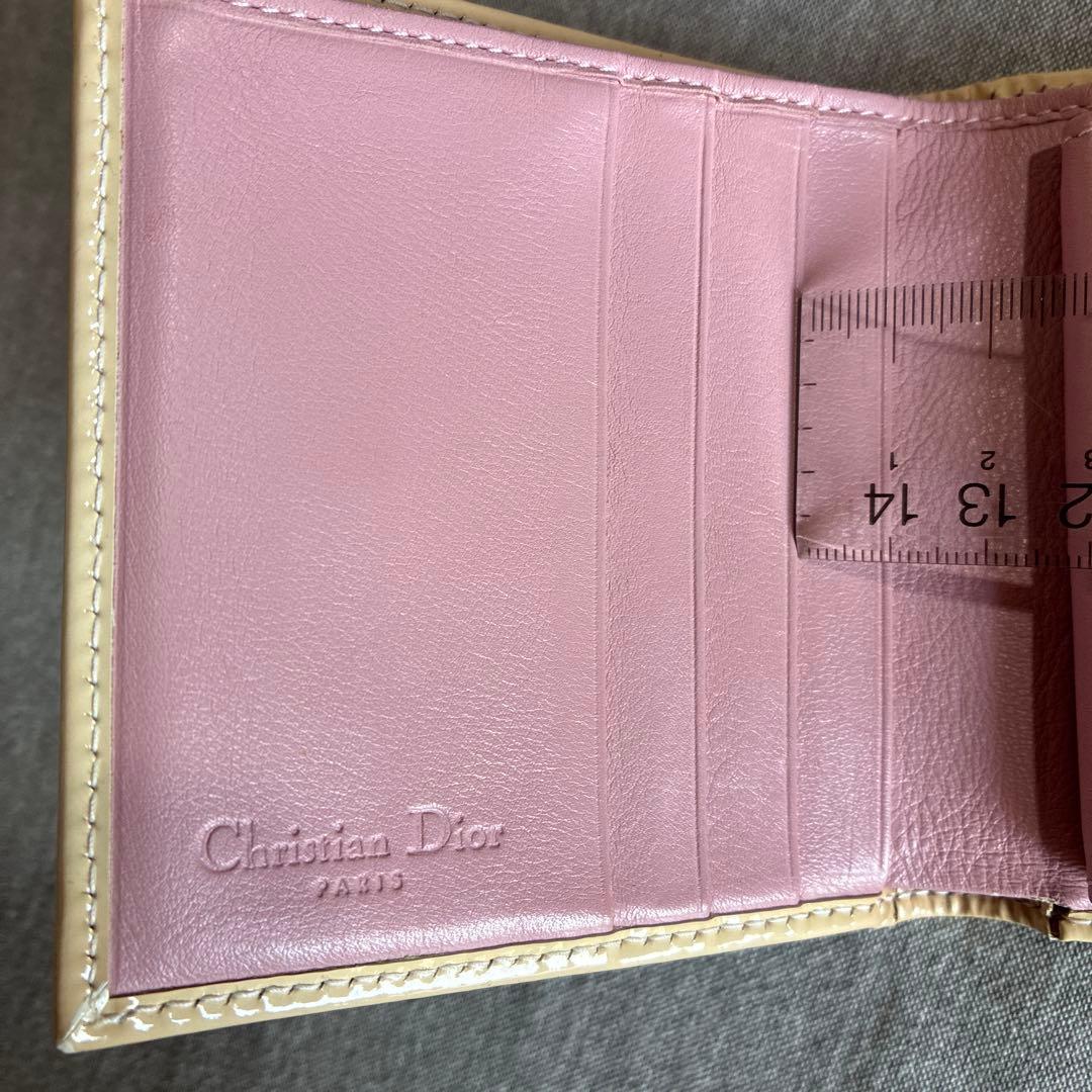 激レア　ヴィンテージ　Dior ディオール トロッター　ナンバー1　三つ折り財布