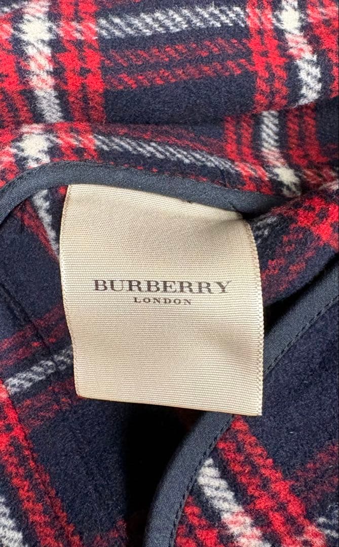 ヤ*ロ様 ビンテージ BURBERRY LONDON ダッフルコート ノバチェッ