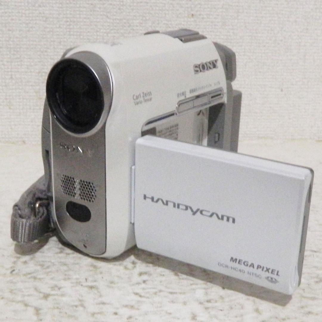 動作品 Sony DCR-HC40 miniDV ビデオカメラ ダビングなどに