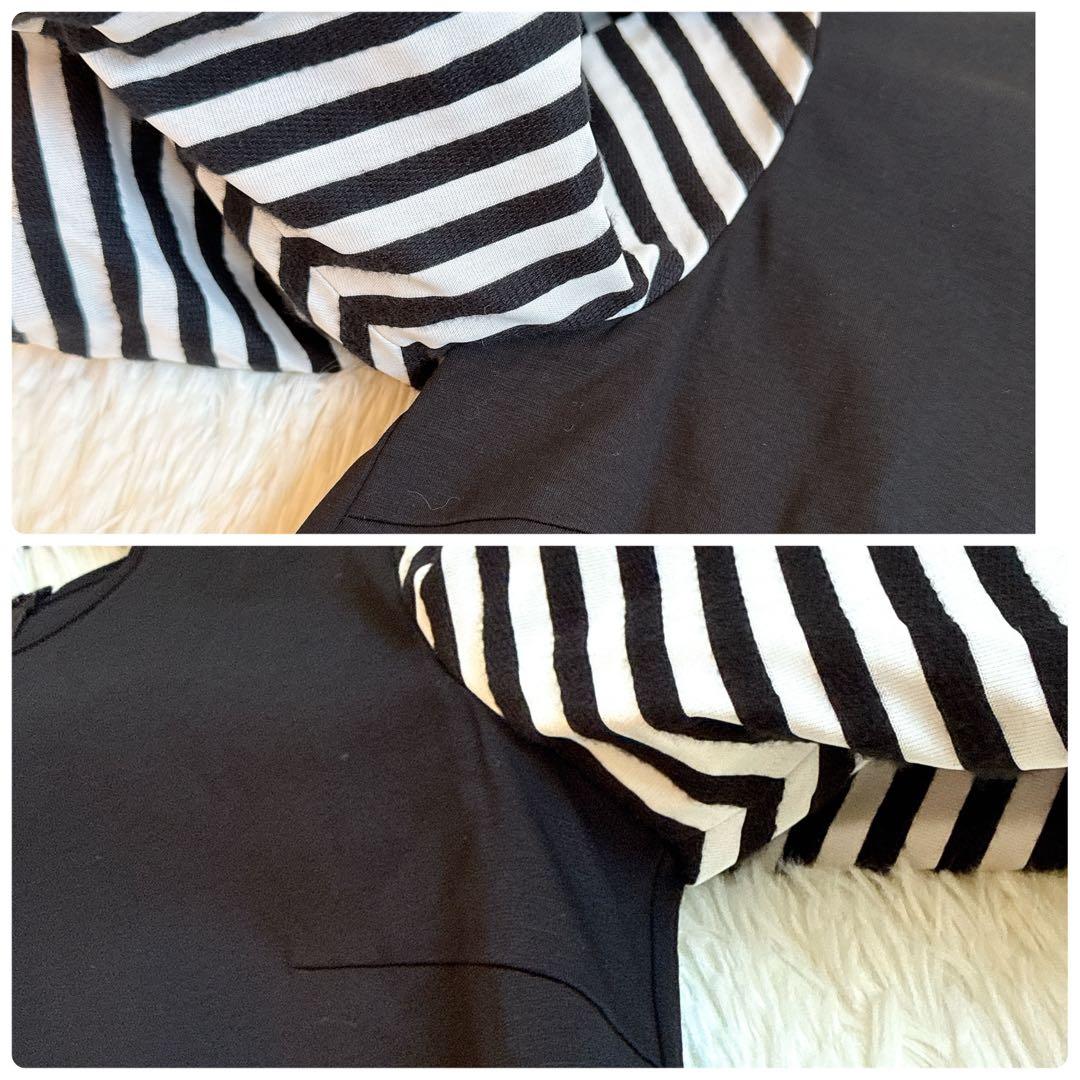 [美品] BORDERS at BALCONY PUFF SLEEVE TEE