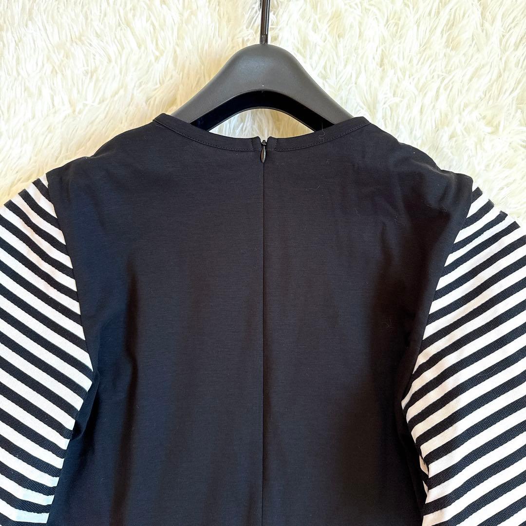 [美品] BORDERS at BALCONY PUFF SLEEVE TEE