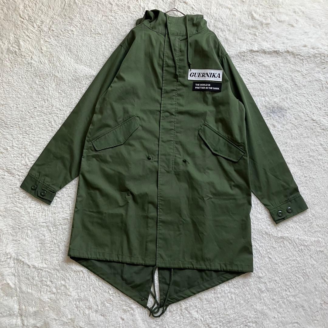 タグ付き 新品 guernika ハンドペイント モッズコート