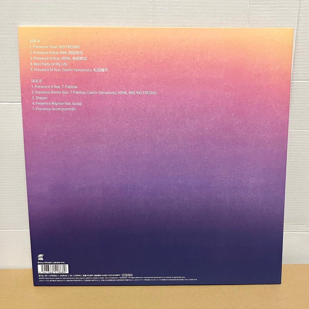 STUTS & 松たか子 with 3exes Presence レコード