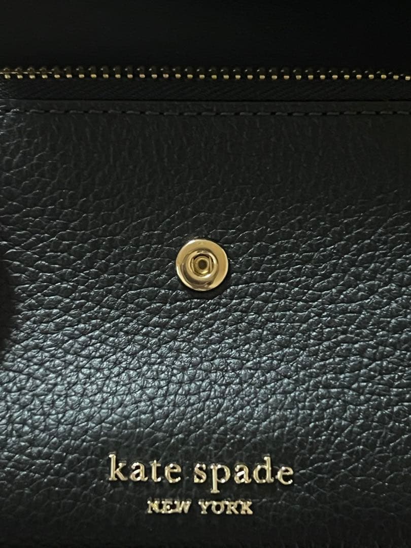 大幅値下げ♠︎kate spade ブラック 三つ折り財布