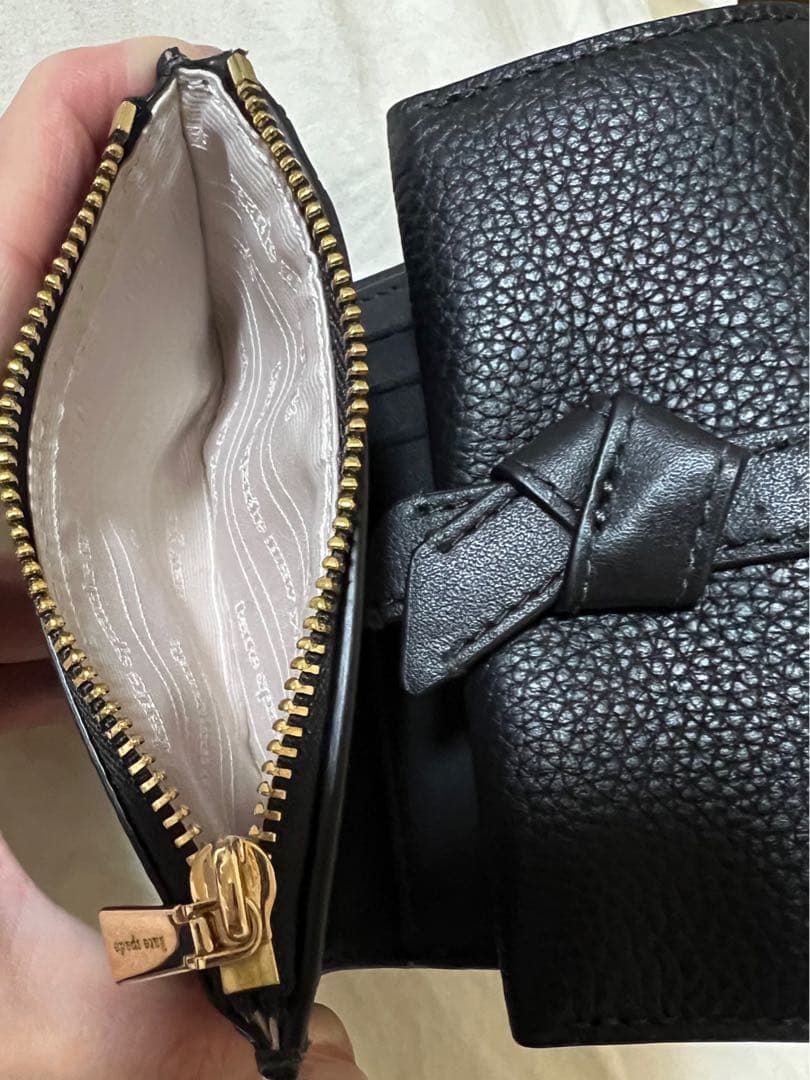 大幅値下げ♠︎kate spade ブラック 三つ折り財布