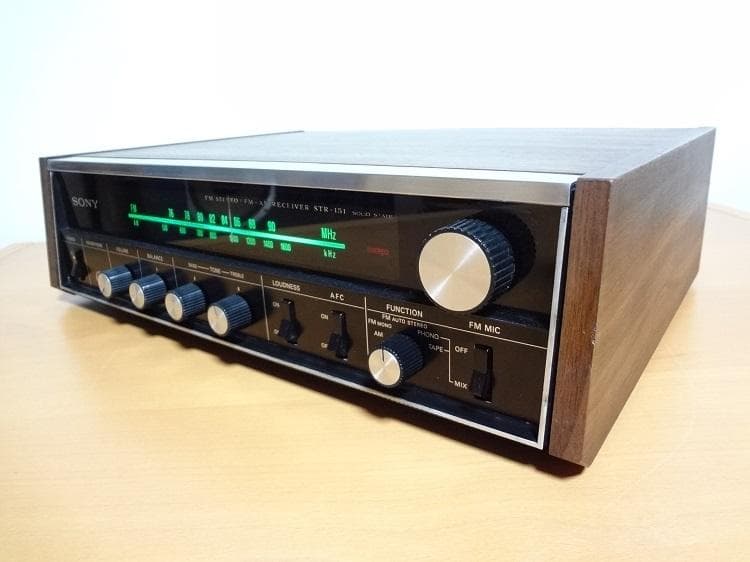 SONY STR-151 1970年頃 小さな レシーバーアンプ まずまず美品
