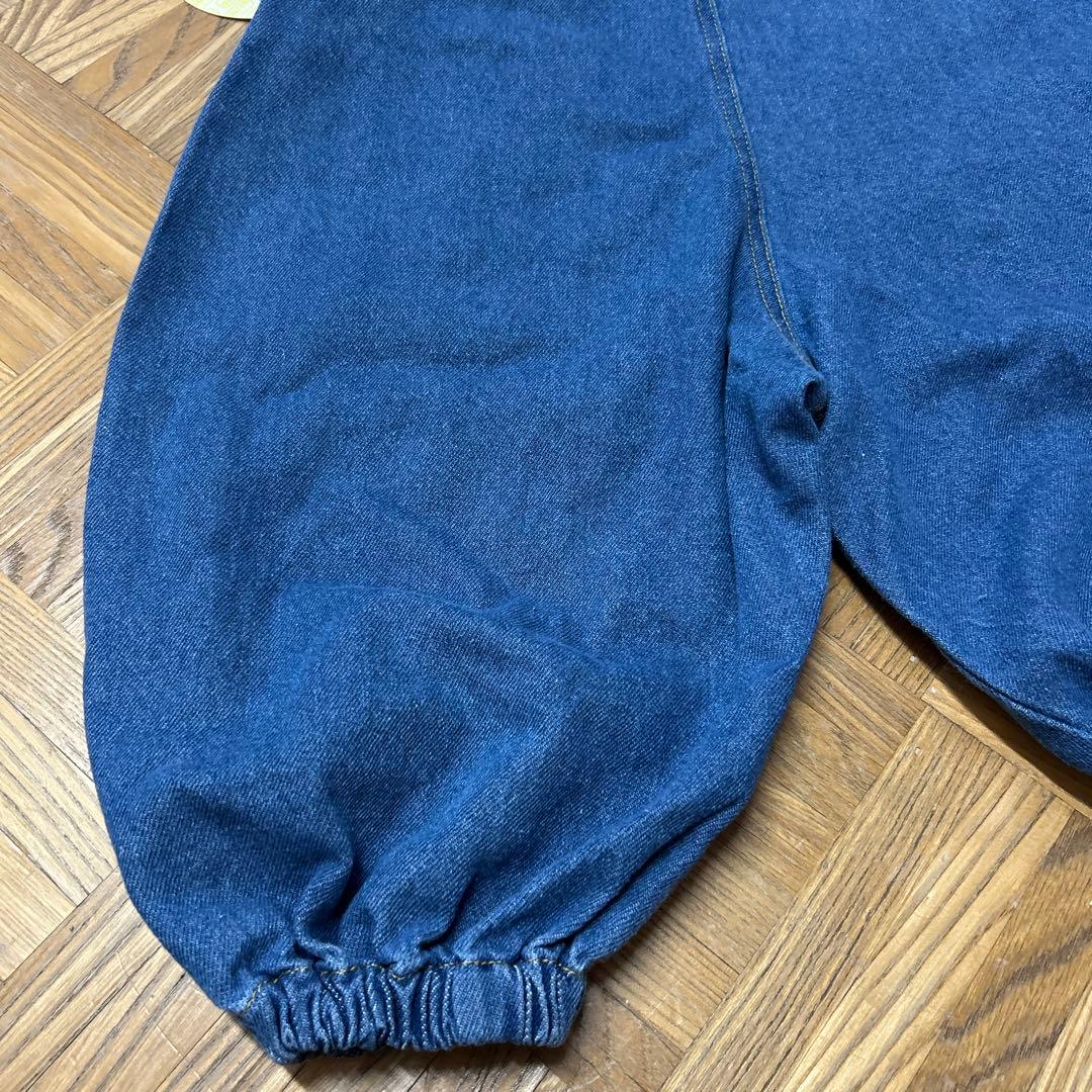 新品 BREEZE ブリーズ パペットスンスン サロペット ブルー90