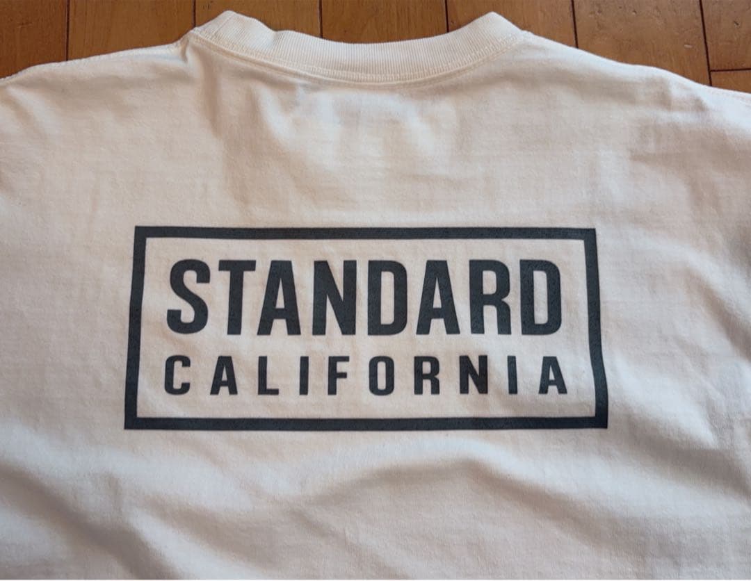 【美品】STANDARD CALIFORNIA ホワイト Tシャツ L