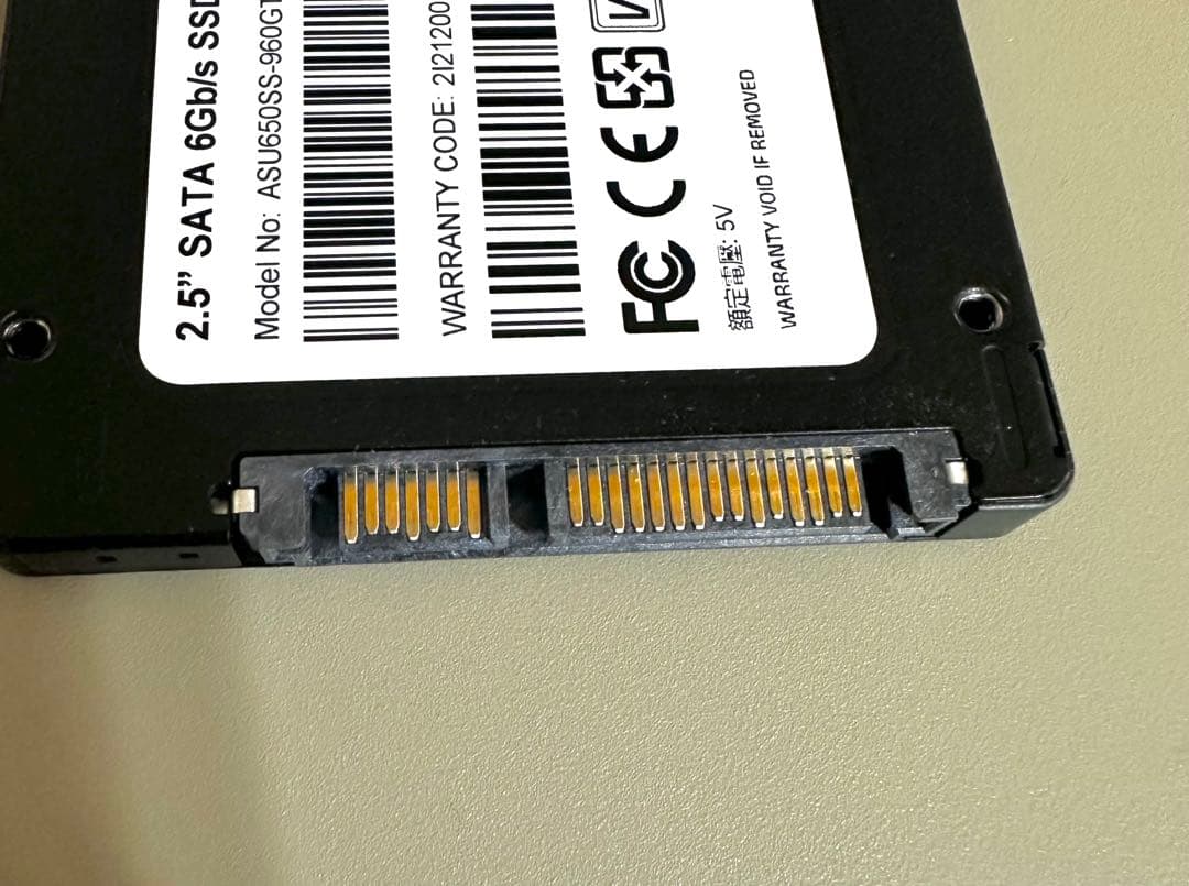 ADATA SU650 960GB SSD 2.5インチ TLC 正常100%