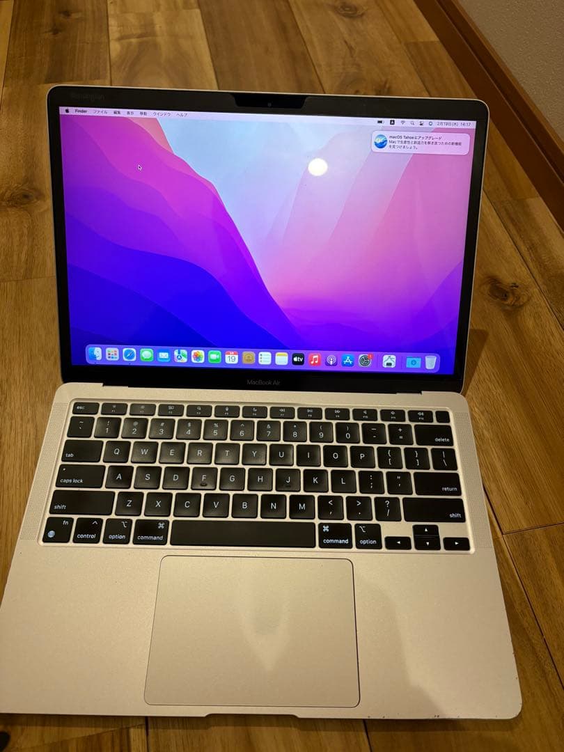 M1/MacBook air/2020/SSD256GBメモリ8GB