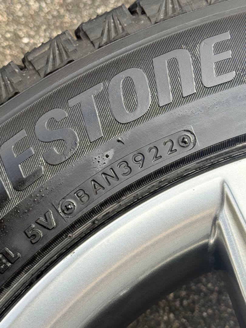 レクサスLS600h純正アルミ&B/Sスタッドレス4本空気圧センサー付き　専用‼️