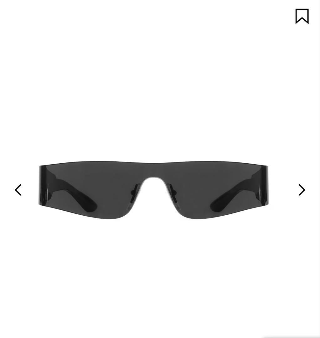BALENCIAGA ブラック スポーツサングラス