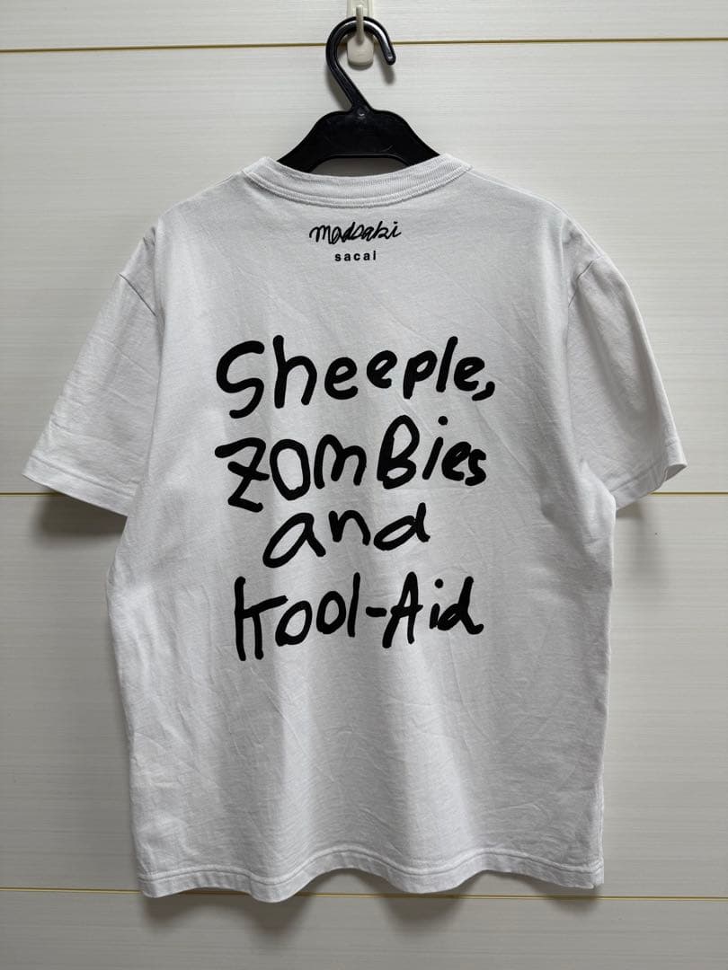 sacai バックプリントT