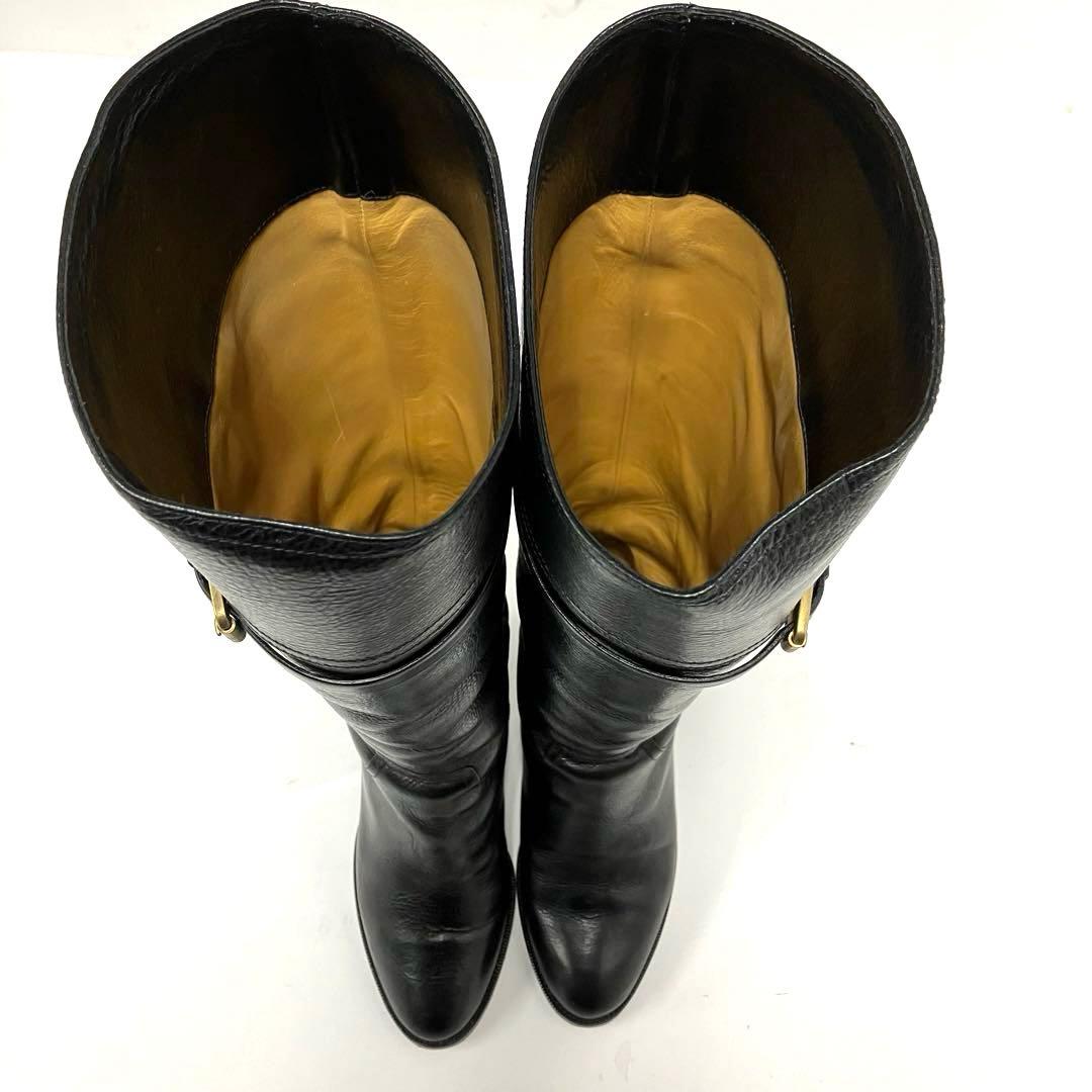 大人気☆Ralph Lauren☆ラルフローレン☆ロングブーツ☆レザー☆ブラック