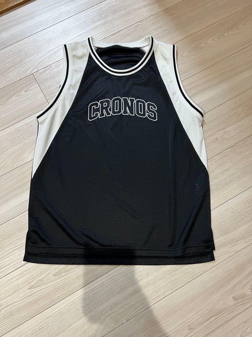 CRONOS メッシュタンクトップ ブラック・ホワイト