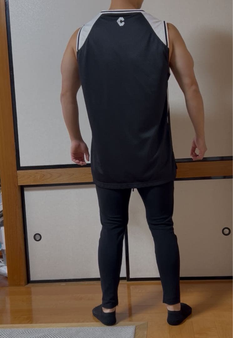 CRONOS メッシュタンクトップ ブラック・ホワイト