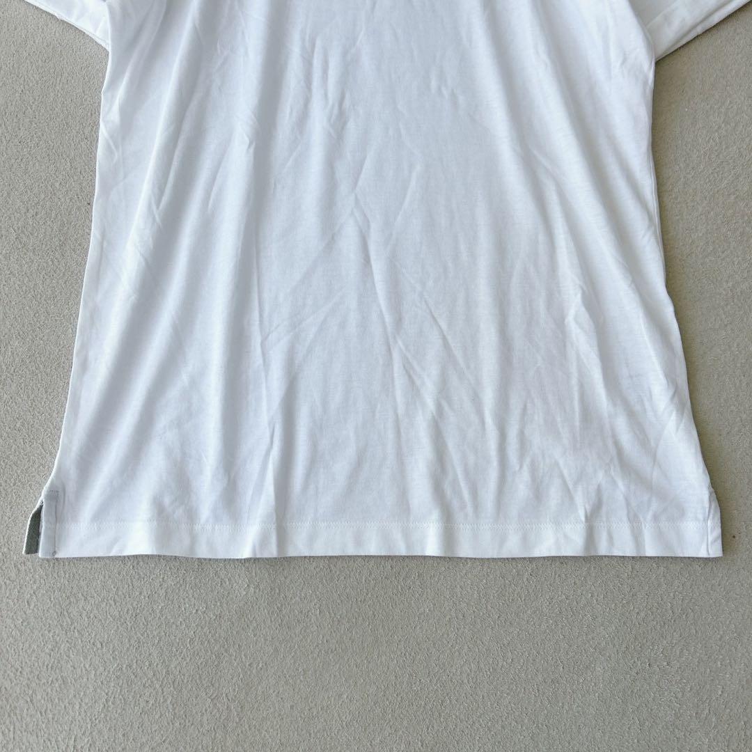 ブルネロクチネリ　半袖　Tシャツ　カットソー　ホワイト　L