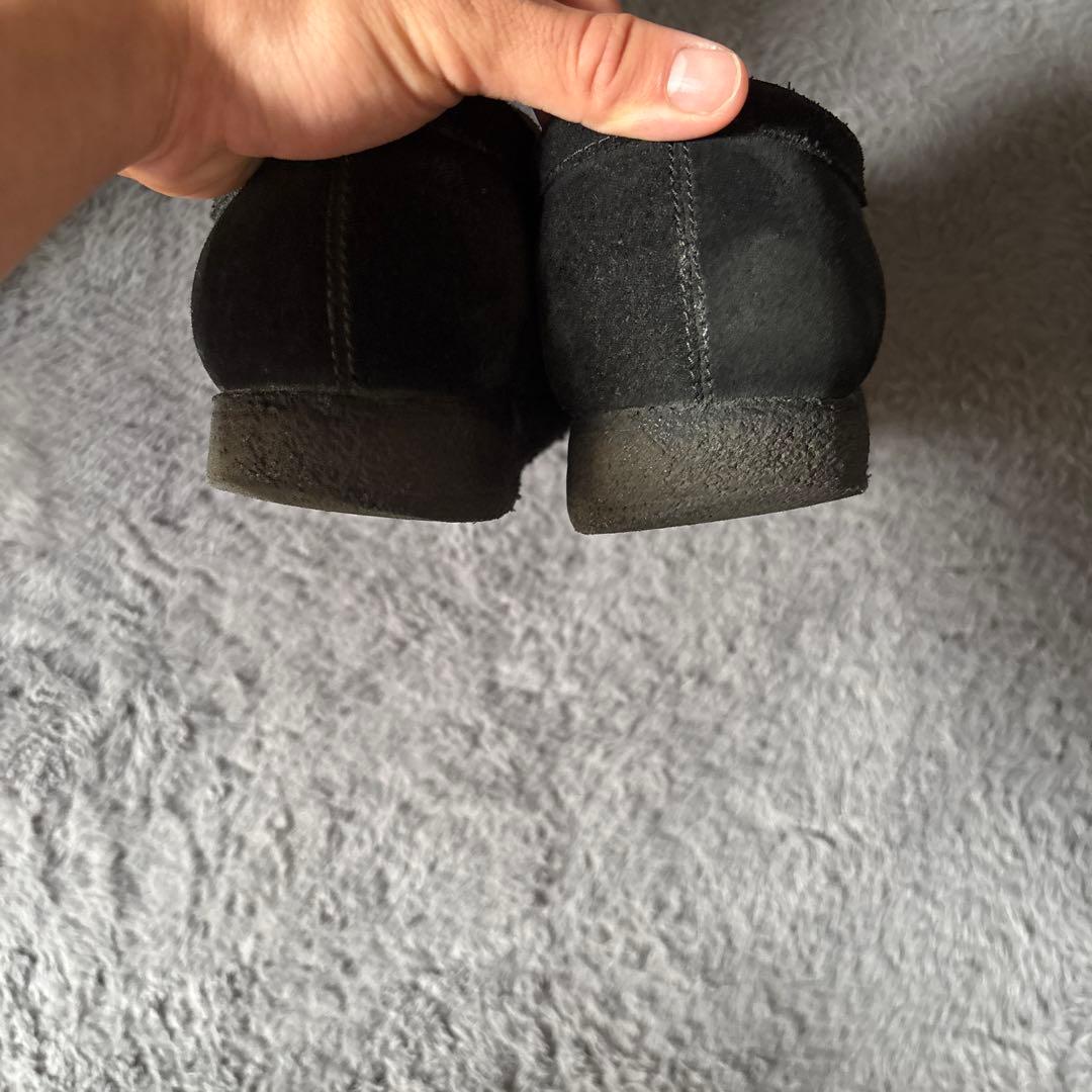 Clarks クラークス　ワラビー　ブラック　27.5