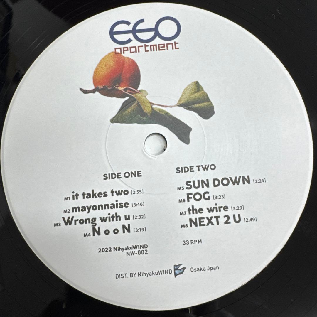 ego apartment EGO APARTMENT 2LPレコード新品同様