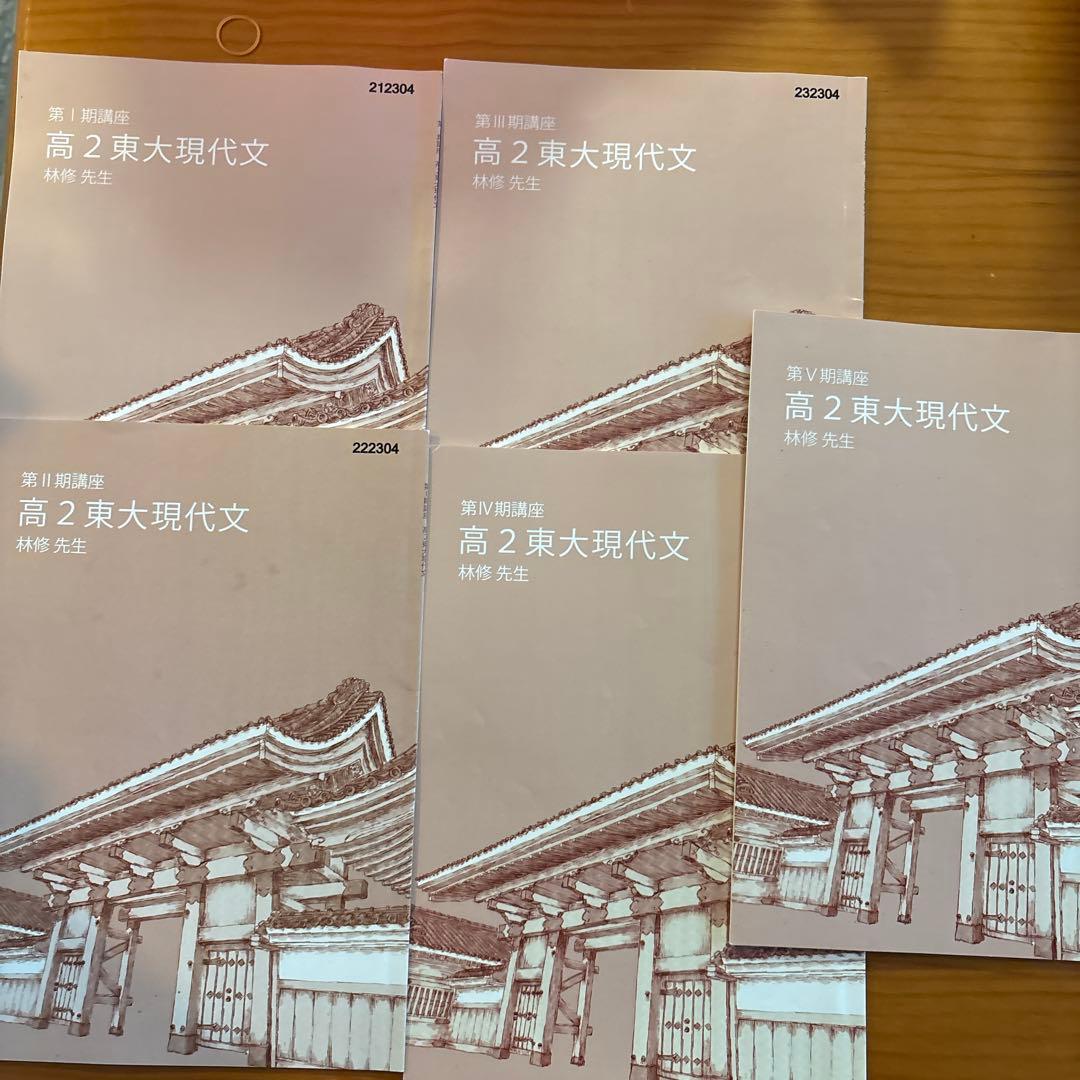 東進特進コース 東大現代文講座　教材　林修先生