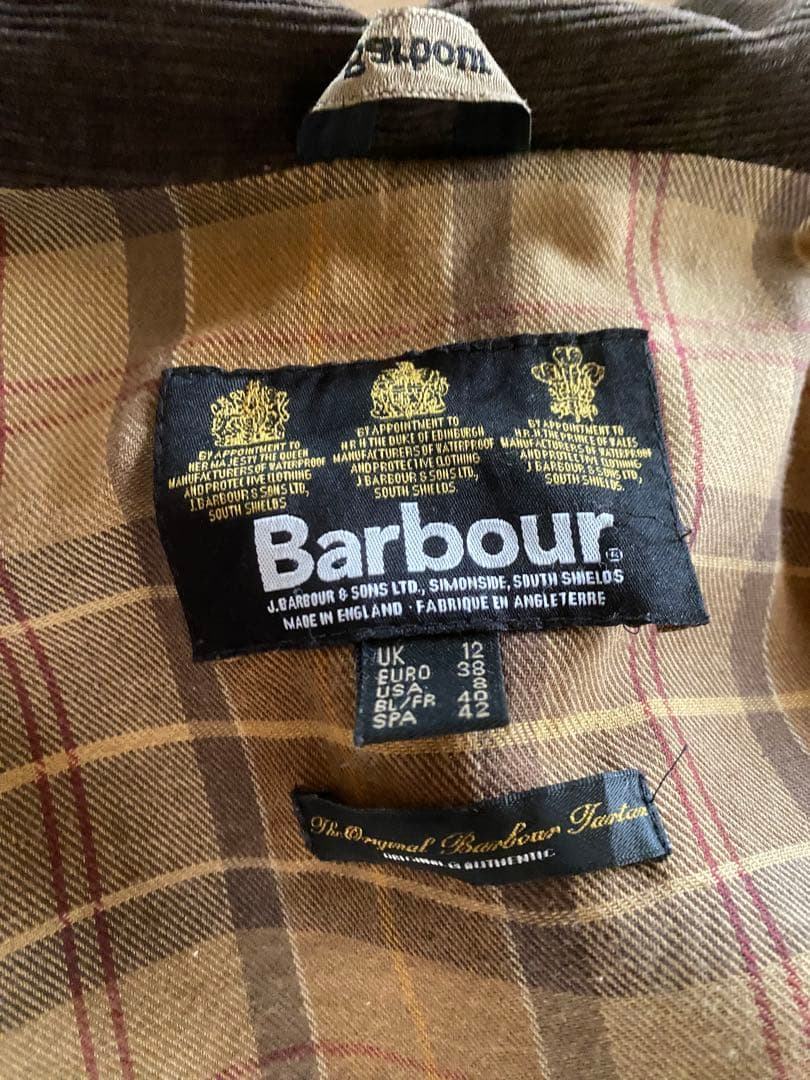 英国製　BARBOUR ヴィンテージ　レディース　ジャケット