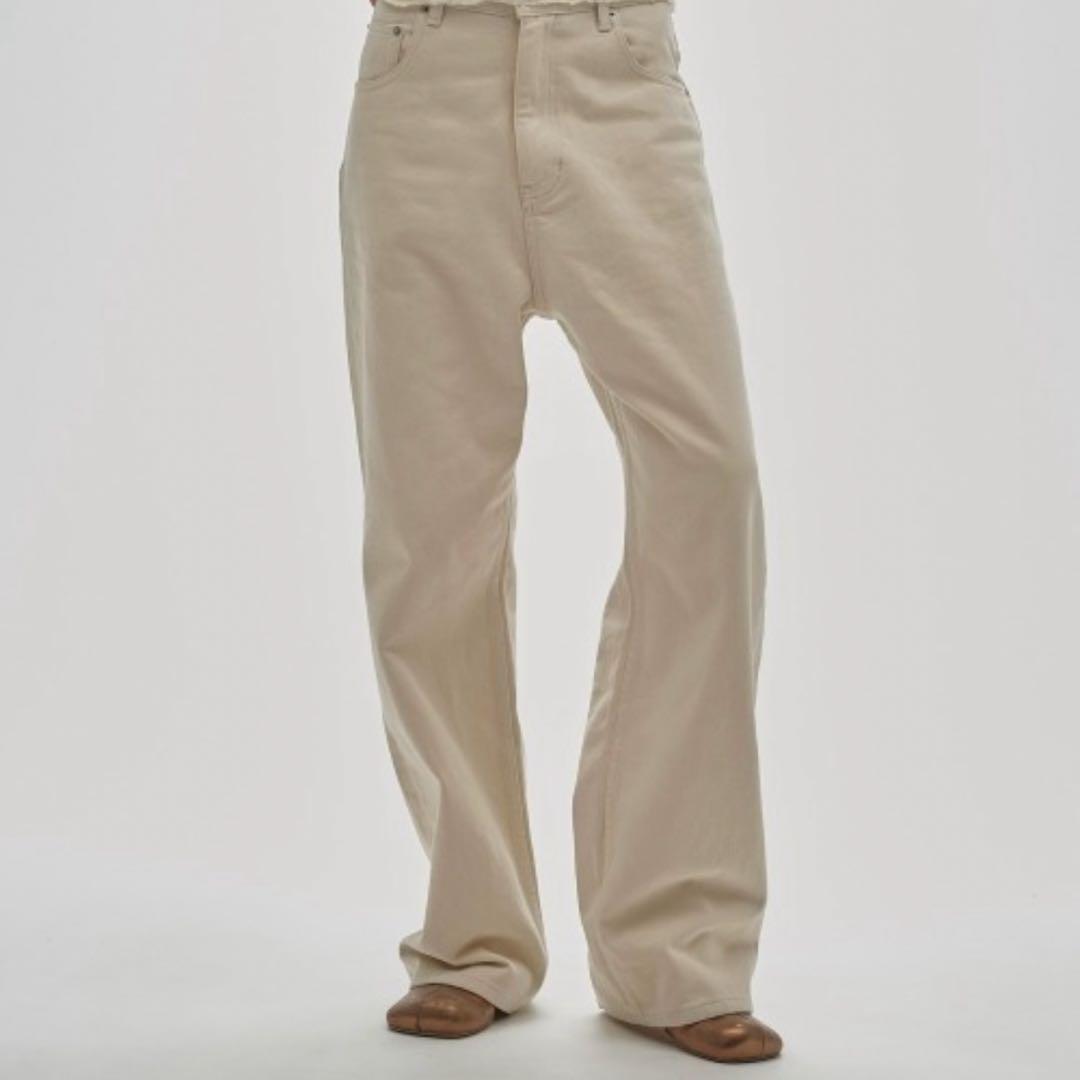 パンツ todayful Cary's Denim ecru 24