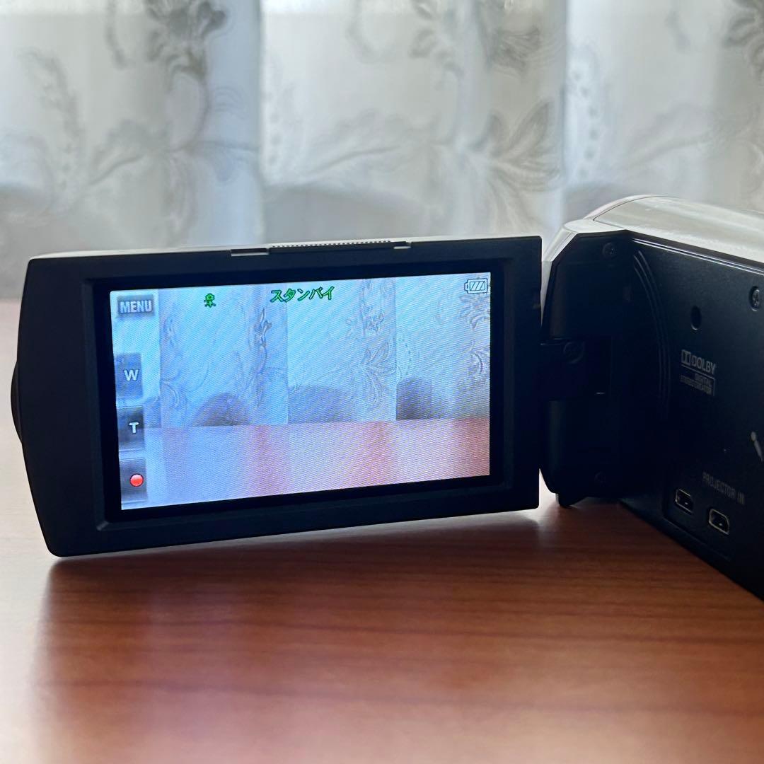 美品SONY handycam HDR-PJ390プロジェクター内蔵ビデオカメラ