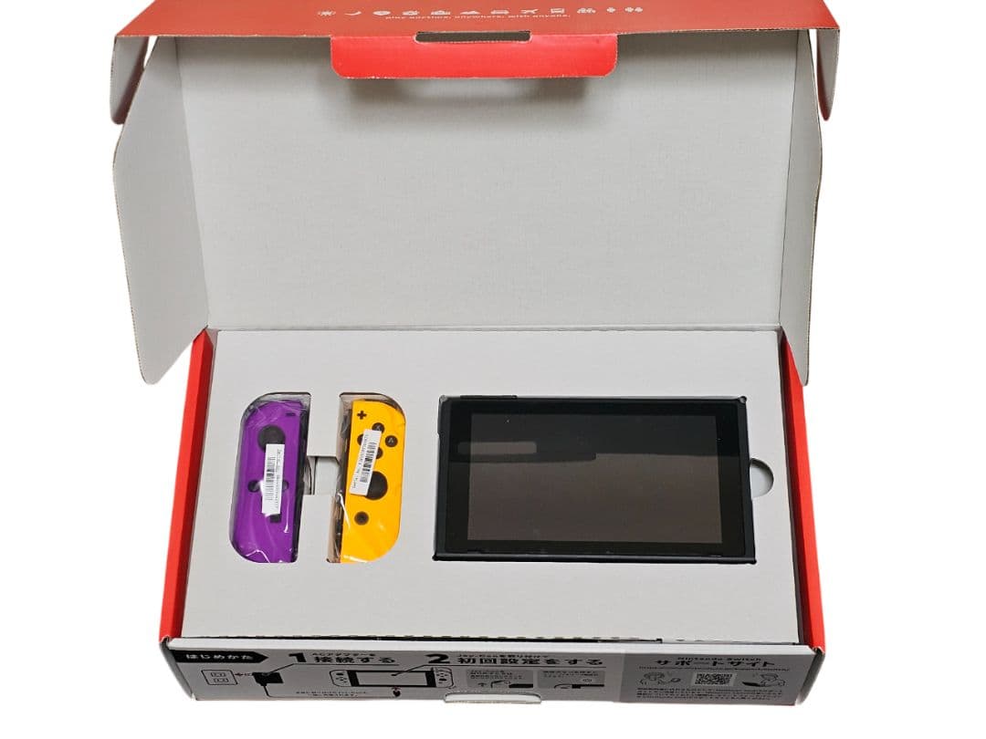 Nintendo Switch ネオンパープル&ネオンオレンジ