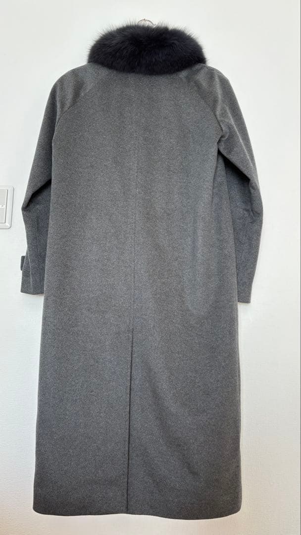 【美品】カシミア100% ロングコート BELTABUONO
