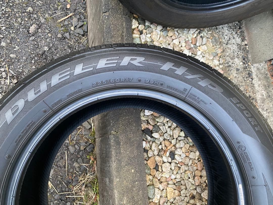 ①vell0608！22年製ブリヂストン 225/60R17