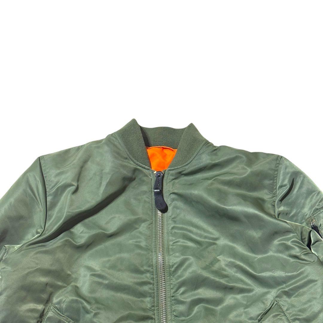 ALPHA INDUSTRIES MA-1 フライトジャケット XL セージ