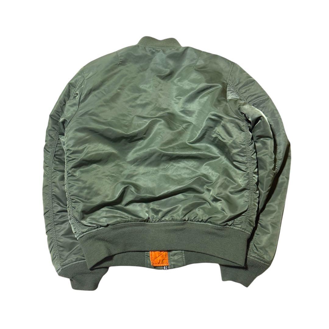 ALPHA INDUSTRIES MA-1 フライトジャケット XL セージ