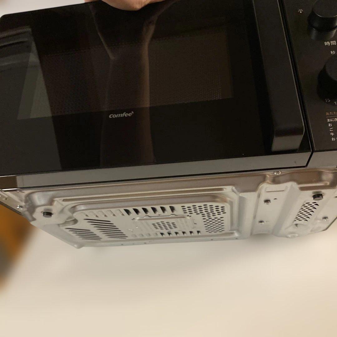 極美品COMFEE 電子レンジ 17Lブラック 2025年　CF-AM202