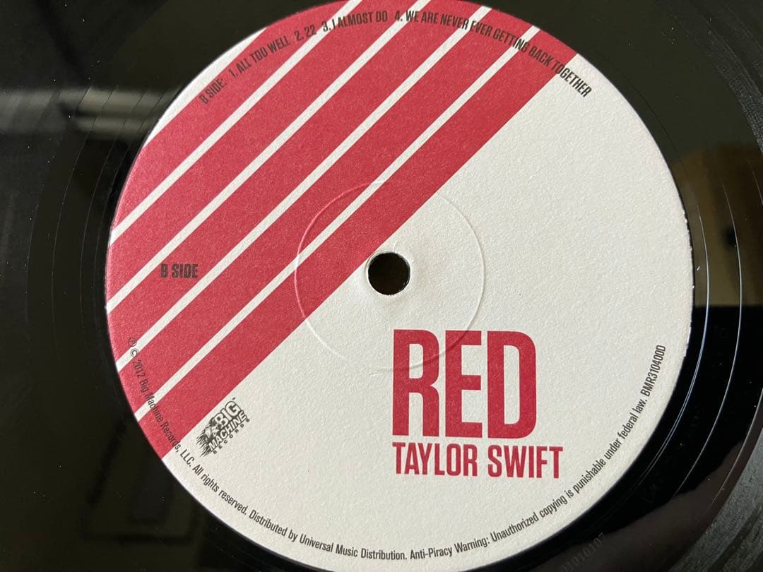 【美品】Taylor Swift - RED“レッド” アナログ2LPレコード