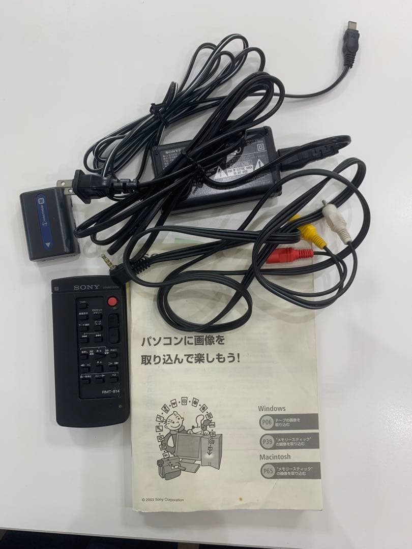 SONYMiniDVハンディカムDCR-TRV33 動作品 付属品多数ダビング用
