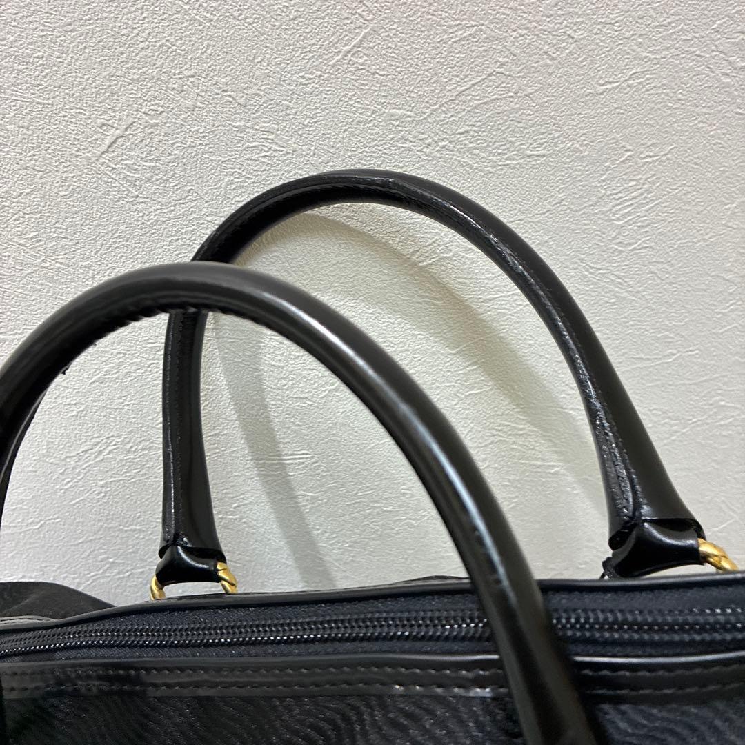 美品 バレンシアガ エース コラボ 2way ボストンバッグ ナイロン ブラック